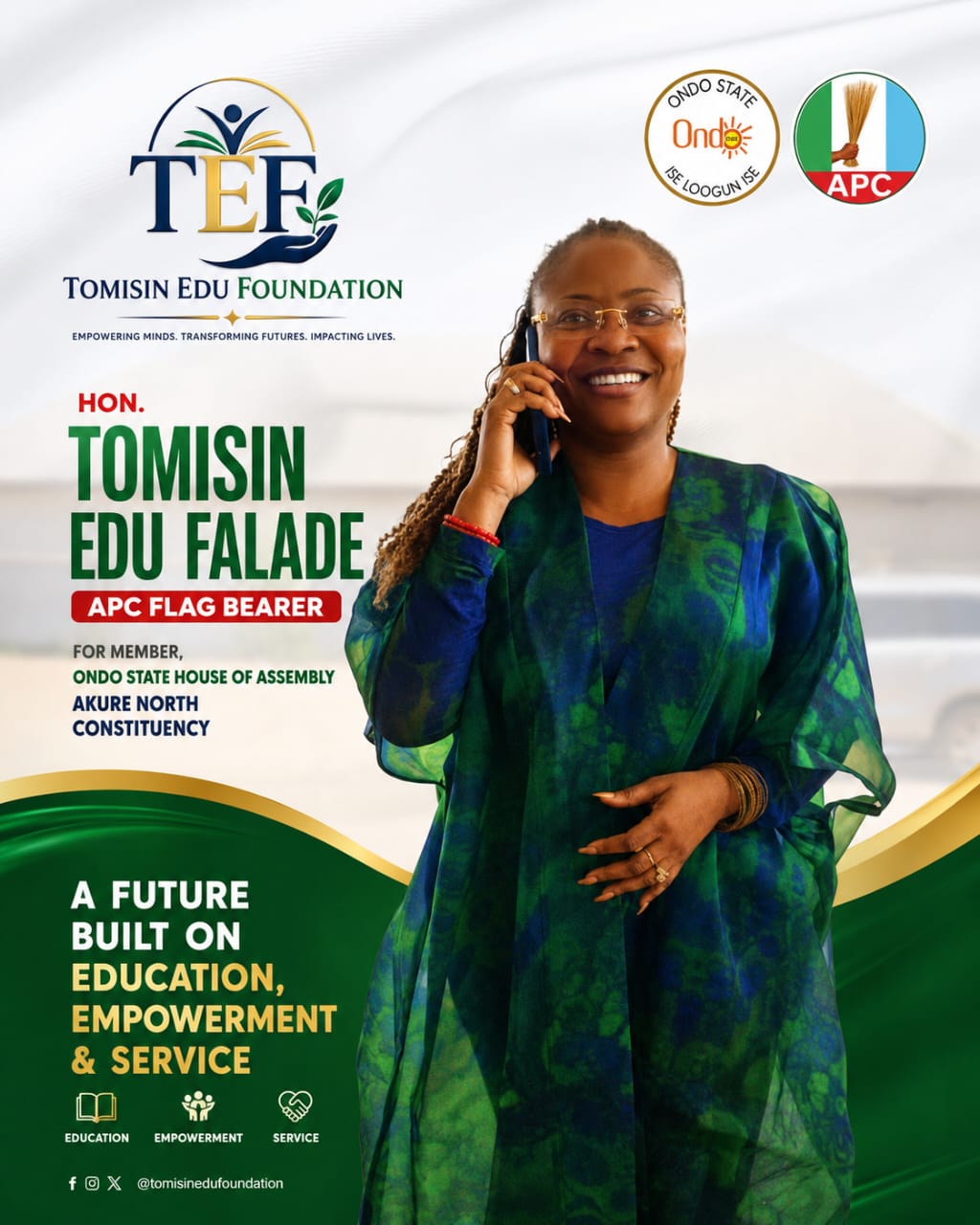 HON. TOMISIN EDU-FALADE REMAINS THE DULY ELECTED CANDIDATE FOR AKURE NORTH CONSTITUENCY — DG OPOMULERO
